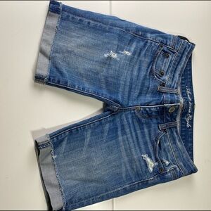 American Eagle Bermuda Jeans Shorts  Size "0"